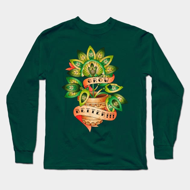 plant Long Sleeve T-Shirt by GoPinups